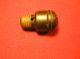 Antique 1900 Ge Electrical Bakolite Threaded Light Bulb Base With Cord Plug Other Antique Science Equip photo 2