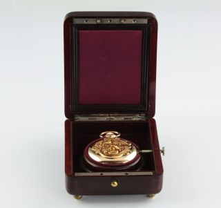 Zenith Grande Sonnerie 2train Carillon Minute Repeater 18k Gold Pocket Watch Box photo