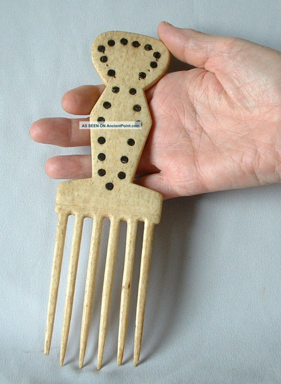 Vintage Bone Comb African Other African Antiques photo