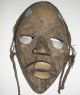 Old Mask Africa Tribal Dan Deangle Braid Cote D ' Ivoire Liber African Antique Art Masks photo 3