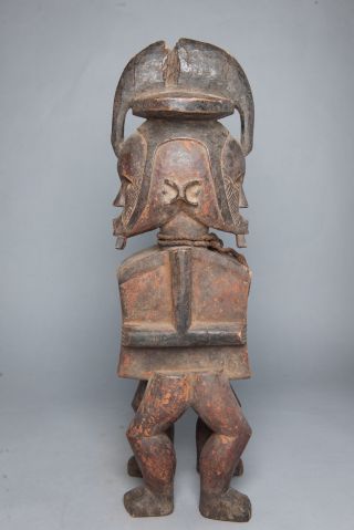 Teke Janus Head Tege Figure,  Congo,  Gabon - African Tribal Arts,  African Figures photo