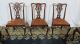 Chippendale Dining Room Chairs Mahogany Claw Foot Vintage Eight Post-1950 photo 2