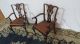 Chippendale Dining Room Chairs Mahogany Claw Foot Vintage Eight Post-1950 photo 8