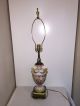 Vintage Capodimonte Hand Painted Porcelain Table Lamp Cherubs & Roman Gods Italy Lamps photo 9