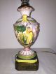 Vintage Capodimonte Hand Painted Porcelain Table Lamp Cherubs & Roman Gods Italy Lamps photo 2