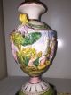 Vintage Capodimonte Hand Painted Porcelain Table Lamp Cherubs & Roman Gods Italy Lamps photo 4
