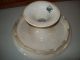 Antique White Ironstone Pedestal Cake Stand - Scalloped Skirt - Homer Laughlin Plates & Chargers photo 1