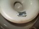 Antique White Ironstone Pedestal Cake Stand - Scalloped Skirt - Homer Laughlin Plates & Chargers photo 2
