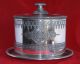C19th James Dixon & Sons Antique Silver Plate (epbm) Etched Biscuit Barrel Silverplate photo 11