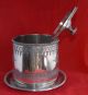 C19th James Dixon & Sons Antique Silver Plate (epbm) Etched Biscuit Barrel Silverplate photo 3