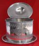 C19th James Dixon & Sons Antique Silver Plate (epbm) Etched Biscuit Barrel Silverplate photo 4
