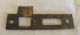 Antique Reclaimed Victorian Solid Brass Starburst Door Backplate & Hardware Door Plates & Backplates photo 8