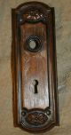 Victorian Door Knob Back Plate.  Refinished Hardware.  2 - 199 Door Plates & Backplates photo 3