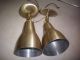 Vtg Ejs Co Cone Ceiling Wall Mount Sconce Lamp Light Pierced Mid Century Modern Mid-Century Modernism photo 3