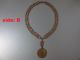 Gorgeous Antique Ottoman Folklore Gold - Plated Necklace Huge Coin Year 1905 Rare Islamic photo 6