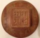 Antique Prosphora Seal,  Hand Carved Wood,  Communion Wafer Mold Stamp Circa 1924 Byzantine photo 2