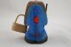 Hand Craved Germany Wooden Figure With Basket Pipe And Cane Carved Figures photo 4