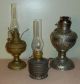 Ca.  1890s Miniature Miller Home Center Draft Finger Handle Oil Lamp Great Lamps photo 9