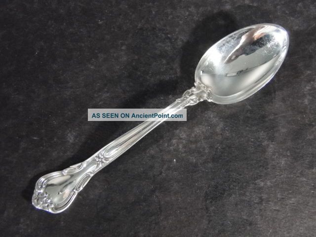 Old Gorham Chantilly Sterling Silver 5 - 7/8” Teaspoon Spoon No Monogram Flatware & Silverware photo