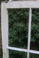 Antique Old England Chippy Paint 6 Pane Wood Window 27 X 24 Primitives photo 11