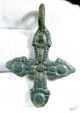 Rare Medieval - Knights Templar Period - Bronze Cross Pendant - Wearable - Mn91 Roman photo 3