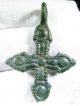 Rare Medieval - Knights Templar Period - Bronze Cross Pendant - Wearable - Mn91 Roman photo 5
