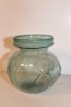 Antique Roman Iridescent Art Glass Vase Vessel,  3 7/8 