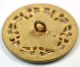 Antique Champleve Enamel Button Pierced Design Hand Paint Pansy & Filigree Buttons photo 1