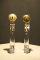 Ancient Roman Late 3rd Or Early 4th Century Gold & Silver Earrings.  Stunning Roman photo 3