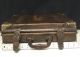 Brown Travel Case Suitcase Old Deco Antique 1900-1950 photo 1