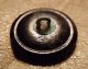 Large Victorian Figural Cloak Button Black Glass Black Rose One Inch Diameter Buttons photo 3