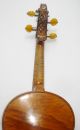 1900 ' S Antique Violin Scroll Carved Tiger Flame Intricate Exquisite String photo 6