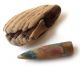 Beach Metal Detecting Find - Bullet In Drift Wood British photo 1