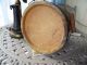 Antique Primitive Oak Wood Wooden Small Handled Berry Bucket Measure Or Pail Primitives photo 5