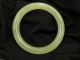 Vintage,  Jade Bangle,  Round 58mm,  Mutton Fat Translucent Green Color Bracelets photo 6