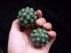 Antique Chinese Ancient Aristocratic Dedicated Coral Inlay Ball Good Collectioa5 Other Chinese Antiques photo 6