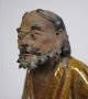 D875: Chinese Pottery Ware Hermit Statue As Incense Burner. Buddha photo 2