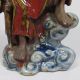 D875: Chinese Pottery Ware Hermit Statue As Incense Burner. Buddha photo 4