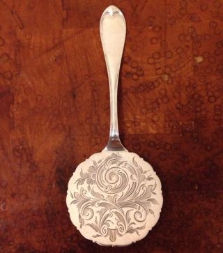 Tiffany & Co Buckwheat Sterling Silver Antique Tomato Cake Server Pastry 7 1/2 