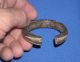 Antique African Slave Trade Bronze Bracelet Heavy Brass Other African Antiques photo 4
