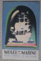 Framed Vintage Nautical Marine Poster/musee De La Marine/paris/1930s - 40s Other Maritime Antiques photo 7