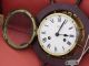 Vintage Ornate Schatz & Sohne German Nautical Brass Portal Ships Wheel Clock Clocks photo 1