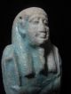 Zurqieh - Ancient Egypt,  Inscribed With Hieroglephs,  Faience Shabti Egyptian photo 3