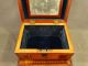 19thc Antique Arts & Crafts Era Marquetry Inlaid Wood Dresser Caddy Jewelry Box Boxes photo 6