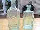 Two Antique/vintage Unusual Named Medicine Bottles Collectibles Bottles & Jars photo 1