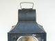 Antique Tin Lantern Mercury Glass Reflector F.  O.  Dewey & Son Amythest Font Primitives photo 1