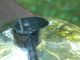 Antique Tin Lantern Mercury Glass Reflector F.  O.  Dewey & Son Amythest Font Primitives photo 5