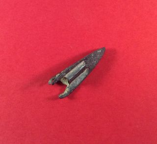 Museum Quality Ancient Greek Bronze Arrowhead C.  4th Century B.  C.  Uk Postage photo