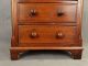 19thc Antique Miniature Small Salesman Sample Table Top Wood Chest Of Drawers 1800-1899 photo 2