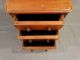 19thc Antique Miniature Small Salesman Sample Table Top Wood Chest Of Drawers 1800-1899 photo 8